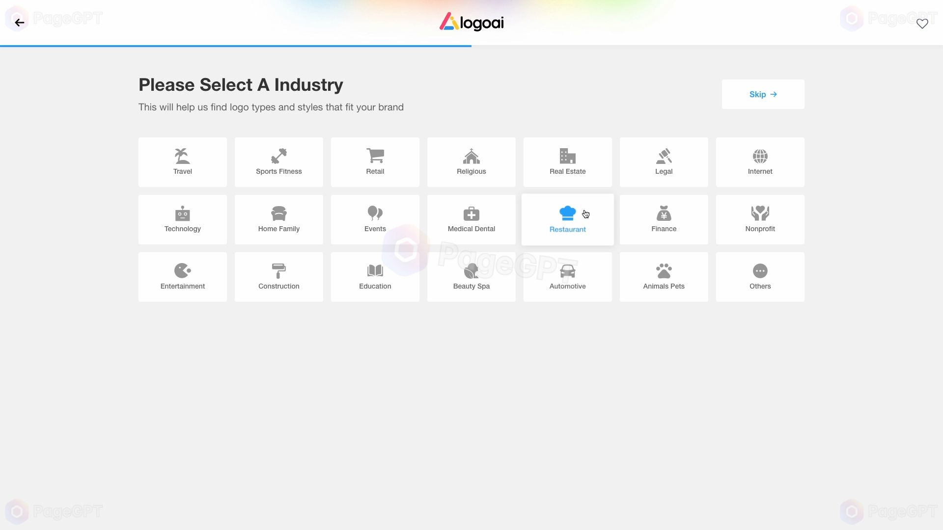 سایت هوش مصنوعی رایگان برای ساخت لوگو لوگو اِی‌آی (LogoAI)